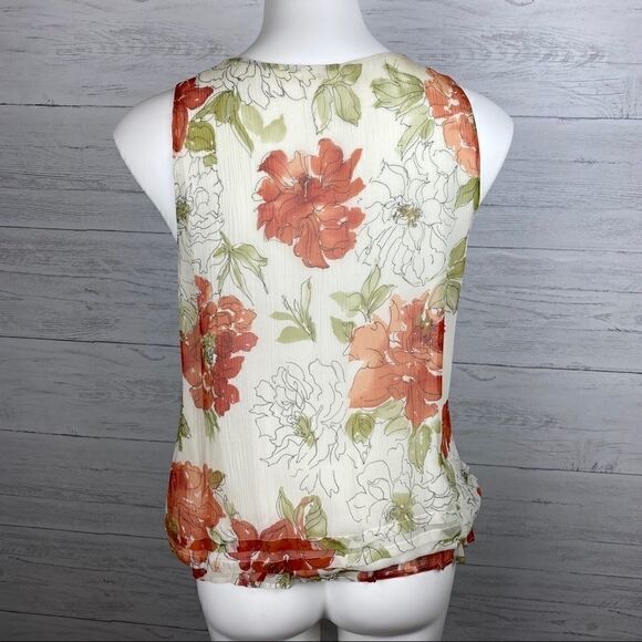 Gibson Chiffon Floral Tank - Picture 3 of 8
